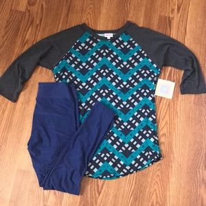 NWT Lularoe Randy Outfit With Matching Leggings